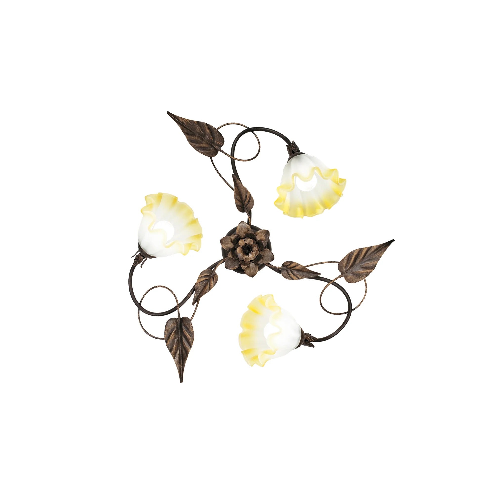 TRISTANO CEILING LAMP BROWN 3XE14 68X20CM